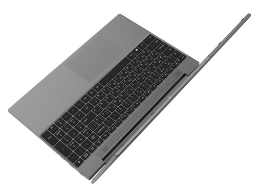 Ноутбук Digma Pro Breve/DN15R5-ADXW09/Ryzen 5-7430U/16Gb/512Gb/15.6 FHD IPS/Win11Pro серебристый